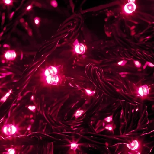 100 Led Connectable Fairy (String) Lights - Pink