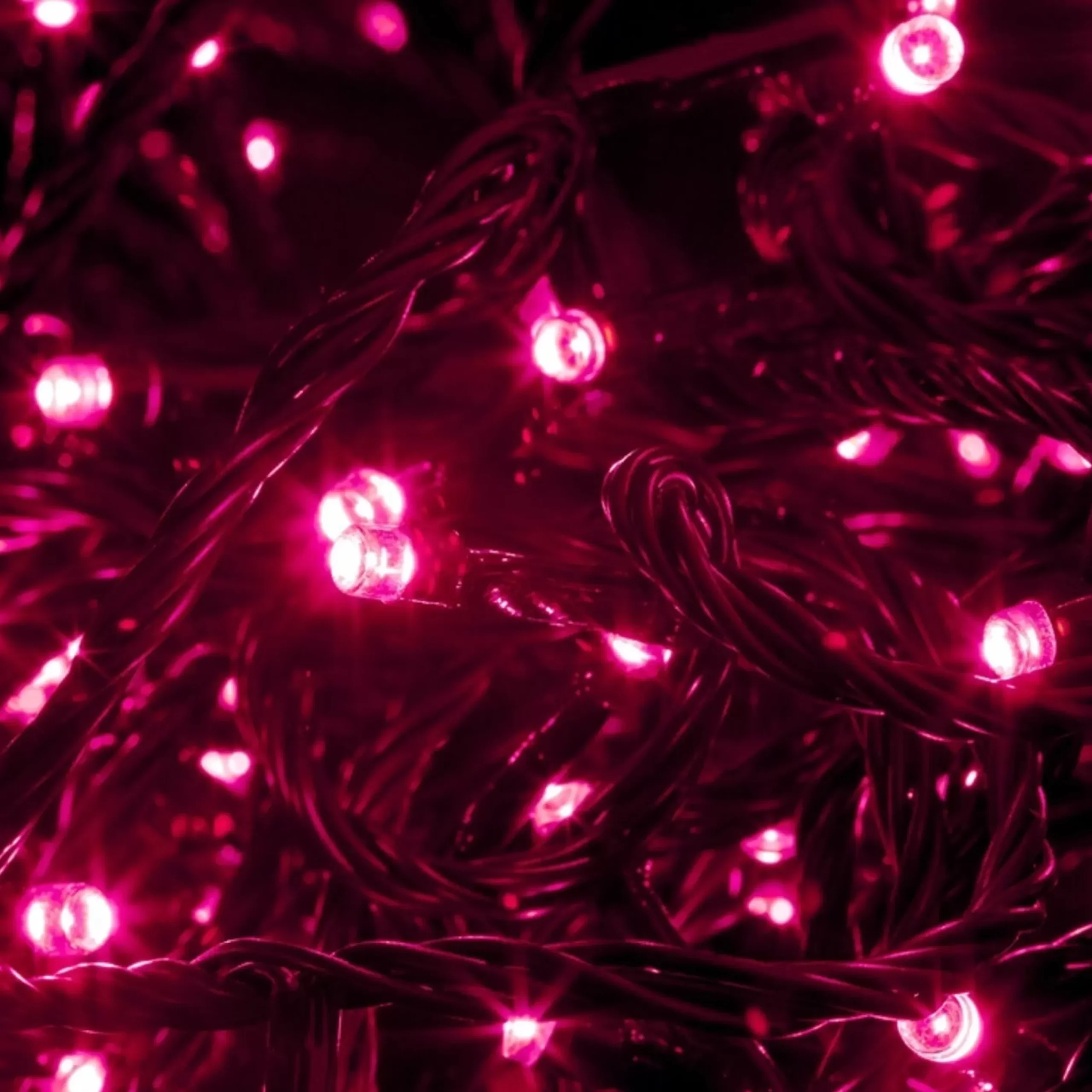 100 Led Connectable Fairy (String) Lights - Pink