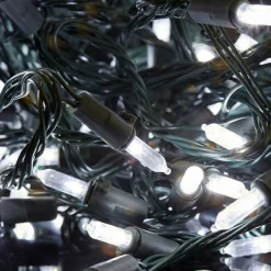 100 Led Connectable Retro Bulb Fairy Lights - White