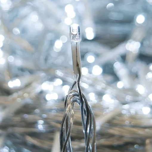 1000 Led Connectable String Lights White - Clear Wire