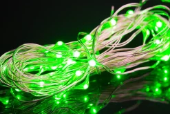 40 Led Copper Battery Operated Fairy Lights - Green