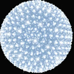 500 Led Petal Ball Flash White - 32Cm