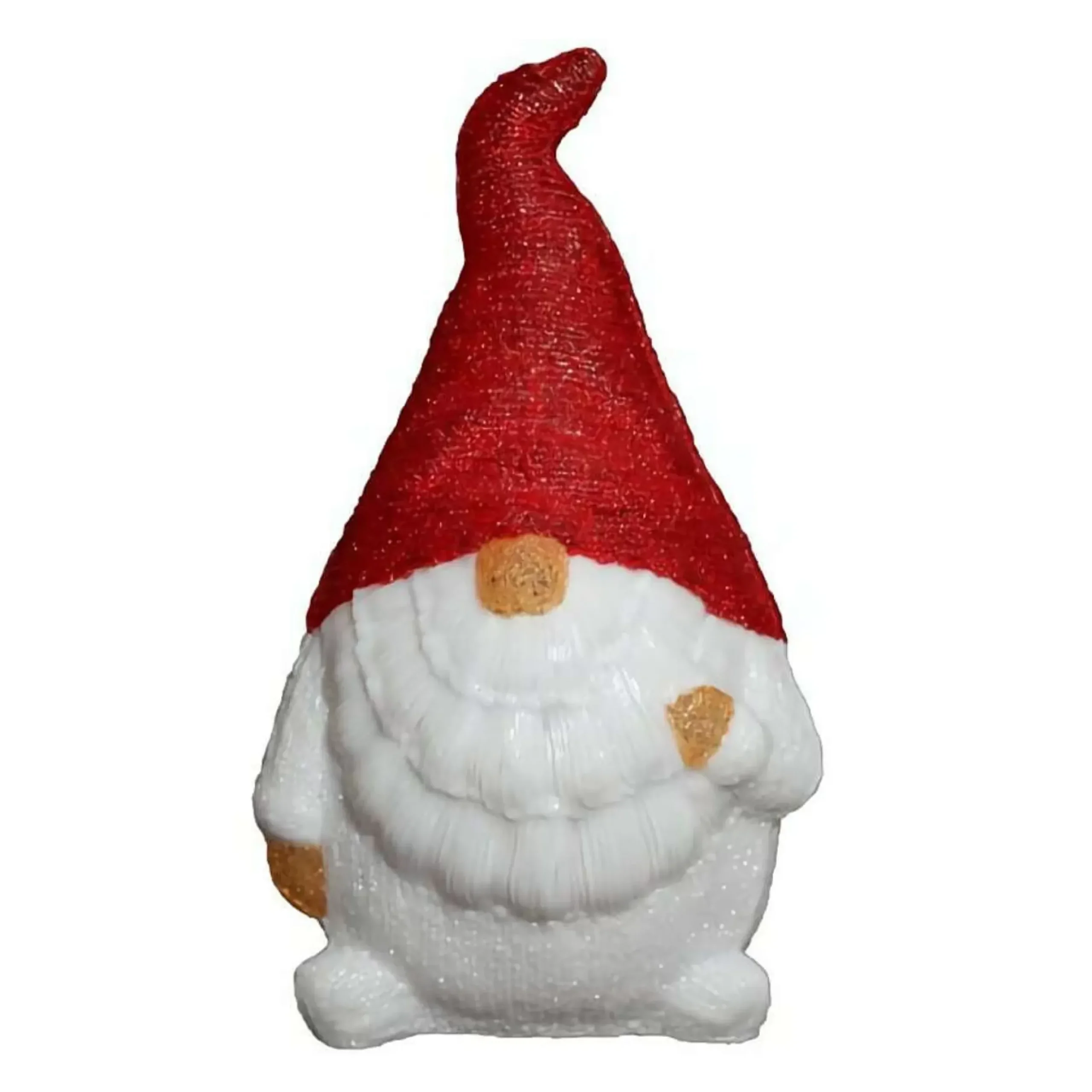 Acrylic Red Santa Gnome - 50Cm