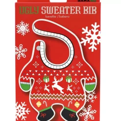 Baby Ugly Christmas Sweater Bib - 30Cm