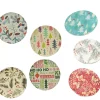 Bamboo Fibre Side Plate (7 Styles) - 20Cm