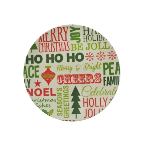 Bamboo Fibre Side Plate (7 Styles) - 20Cm