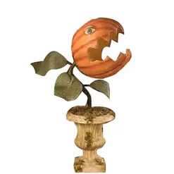 Bethany Lowe Prickly Pumpkin Plant - 48Cm