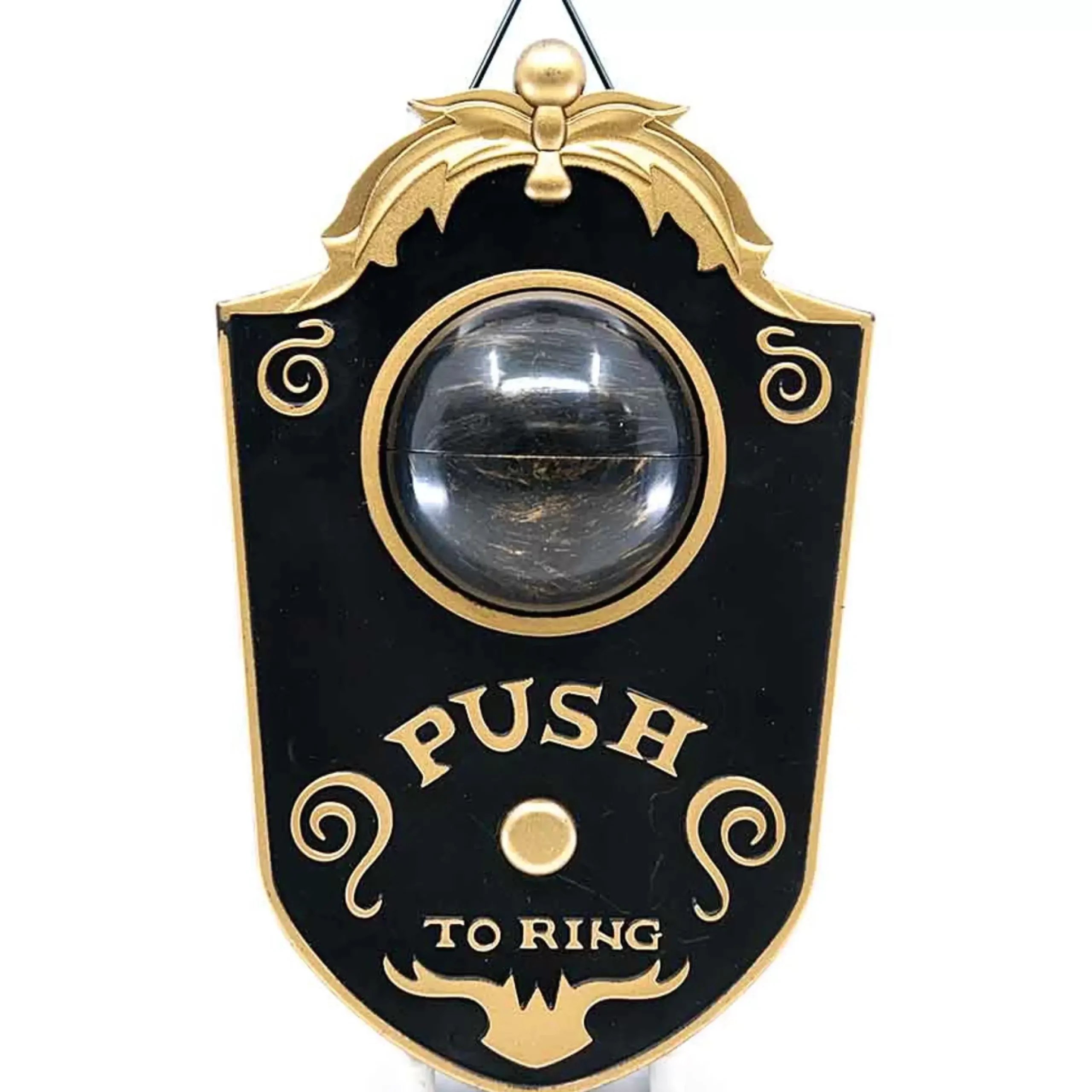 Black Halloween Doorbell - 18Cm