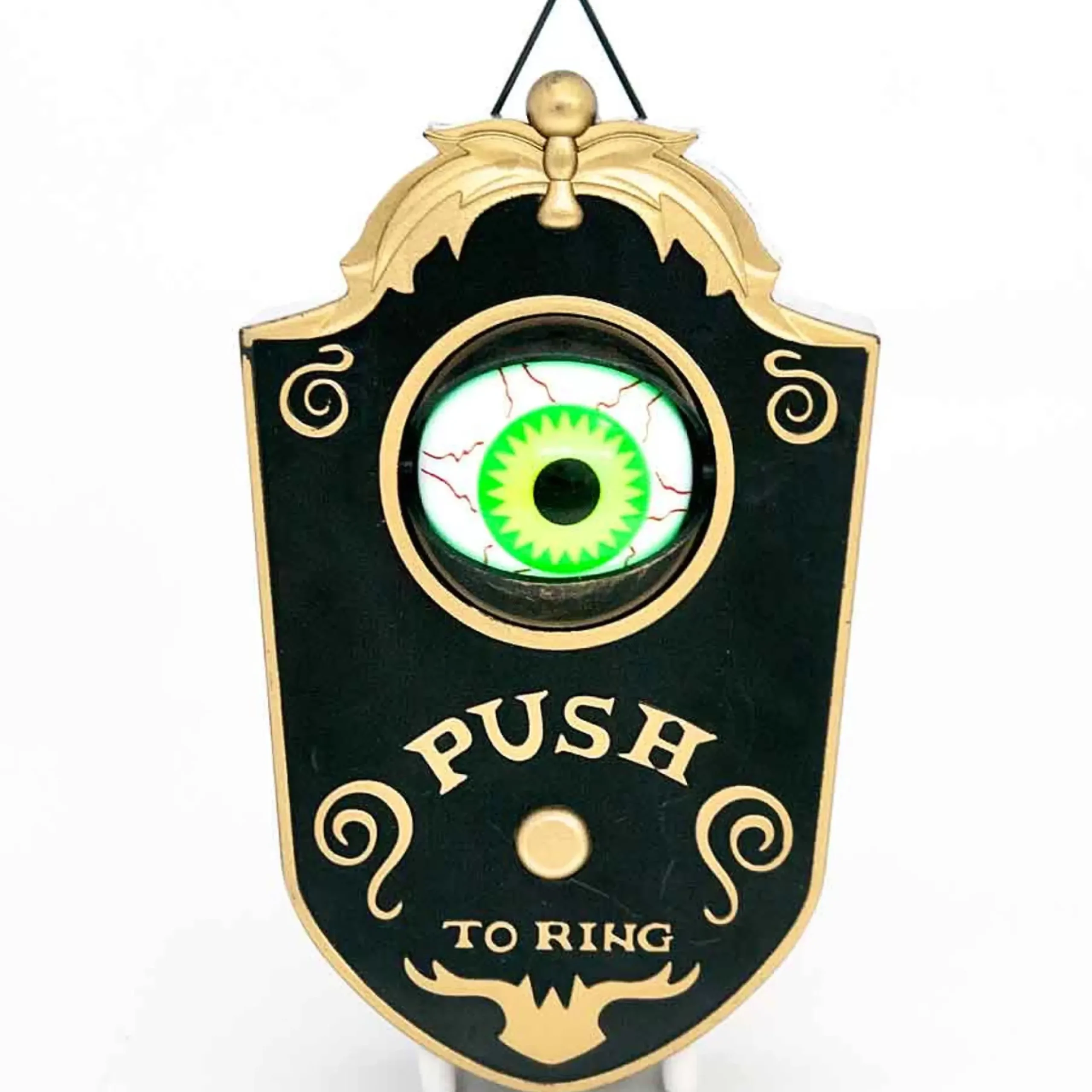 Black Halloween Doorbell - 18Cm