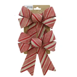 Bow Stripes Pack Of 2 ( 3 Styles) - 20Cm