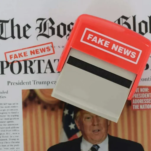 Bubblegum Stuff Fake News Stamp - 15.5Cm
