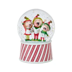 Caroling Musical Water Globe - 14Cm