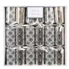 Champagne Filigree Platinum Cracker (Pack Of 6) - 35Cm