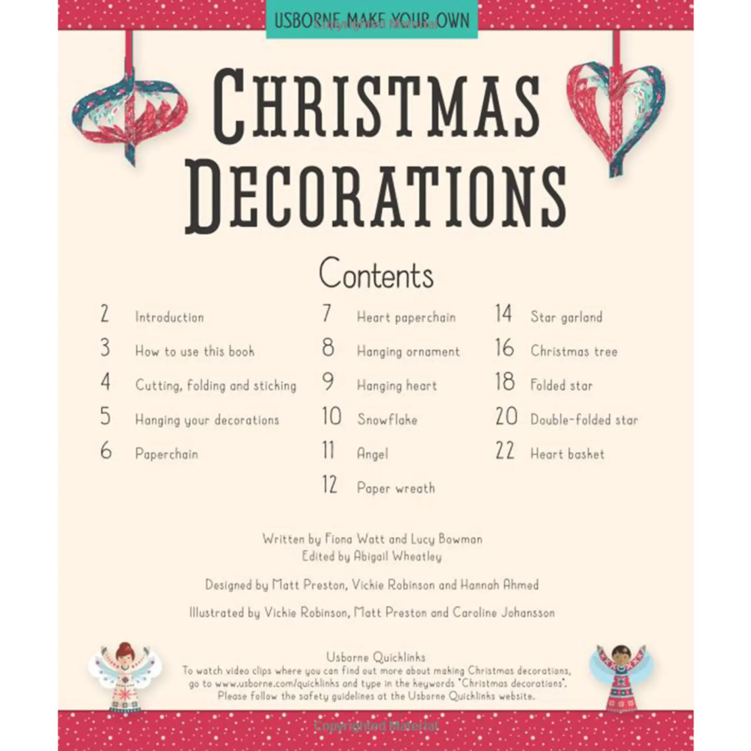 Christmas Decorations Book - 21Cm