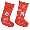 Christmas Stocking With Santa Postage Stamp - 100Cm