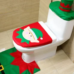 Christmas Toilet Cover Set