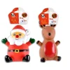 Christmas Vinyl Squeaky Dog Toy (2 Styles) - 12.5Cm