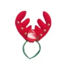 Chunky Reindeer Antler With Bells & Holly