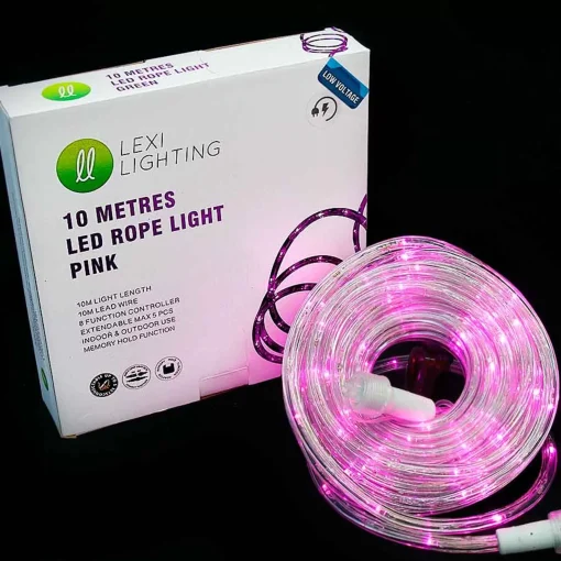 Connectable Led Rope Light Pink - 10M