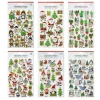 Cute Emboss Character Stickers (6 Styles)