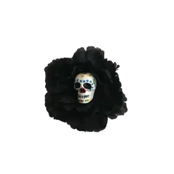 Day Of The Dead Hair Flower Clip (2 Colours)