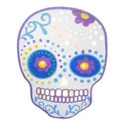 Day Of The Dead Light Up Skull (4 Styles) - 30Cm