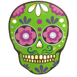 Day Of The Dead Light Up Skull (4 Styles) - 30Cm