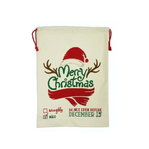 Delux Sack Natural With Print - 68Cm