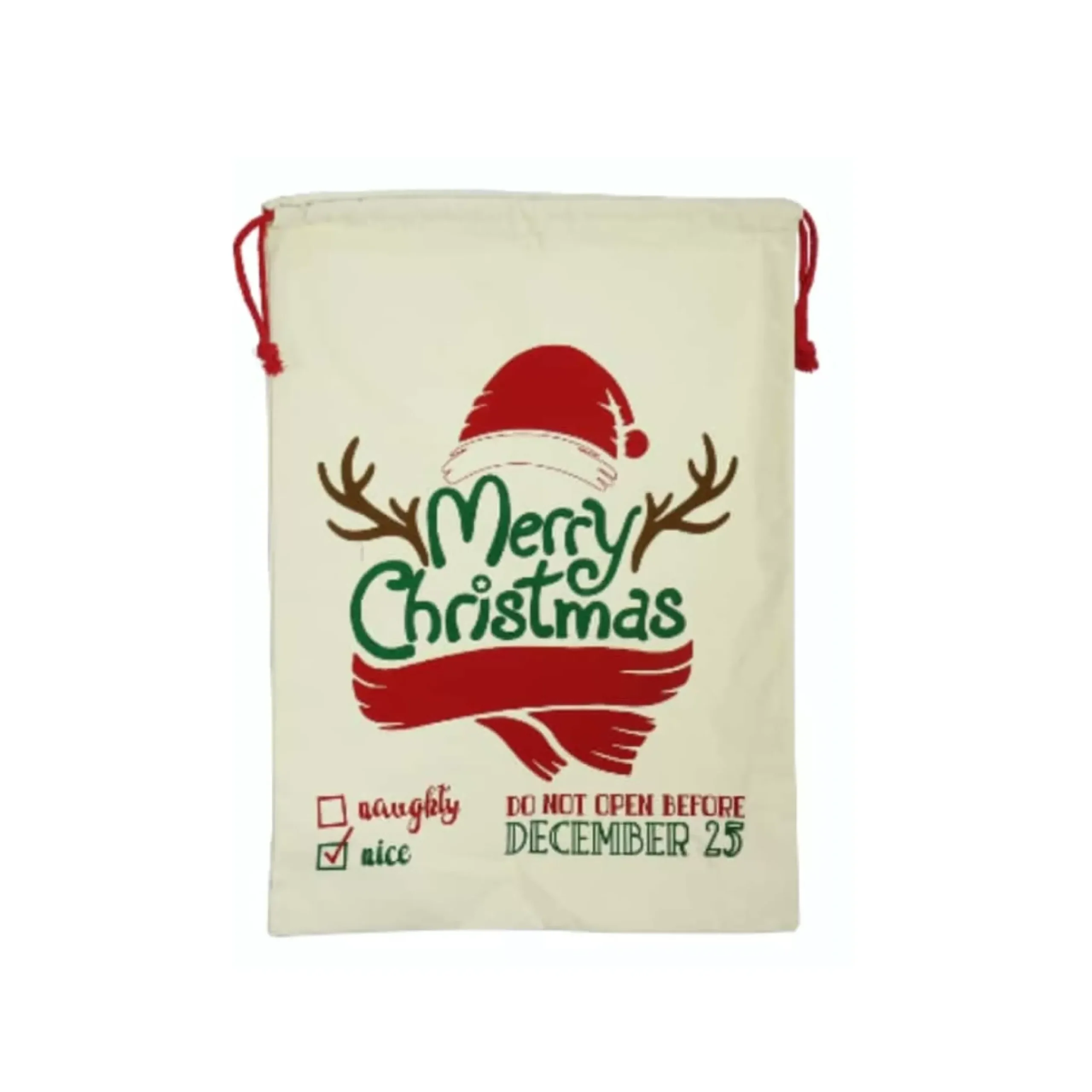 Delux Sack Natural With Print - 68Cm