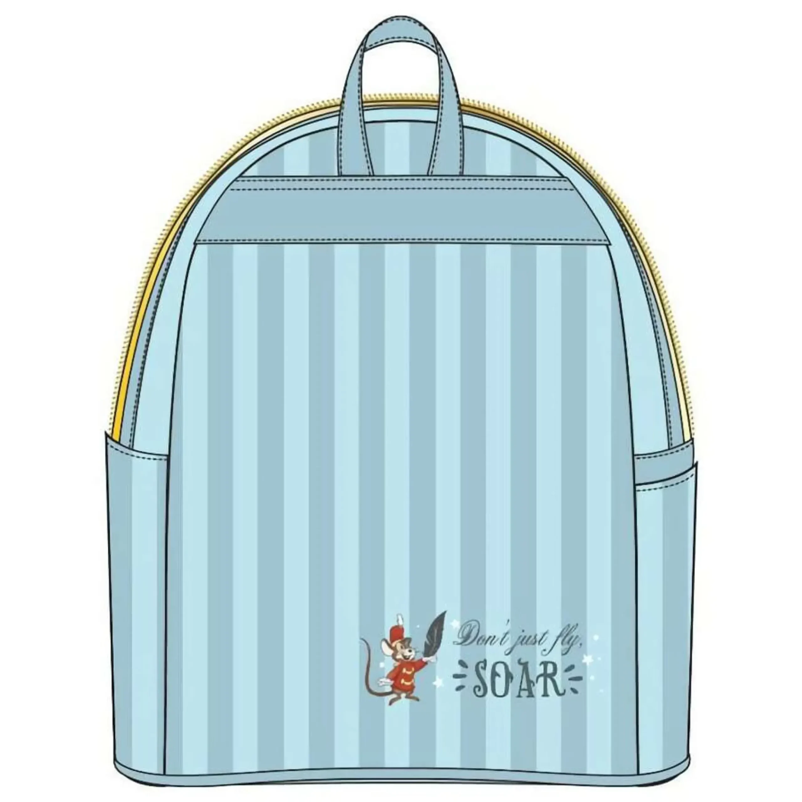 Disney Dumbo Loungefly Don'T Just Fly Mini Backpack -27Cm