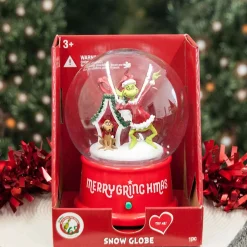 Dr Seuss Grinch Musical Snow Globe (5 Songs) - 16Cm