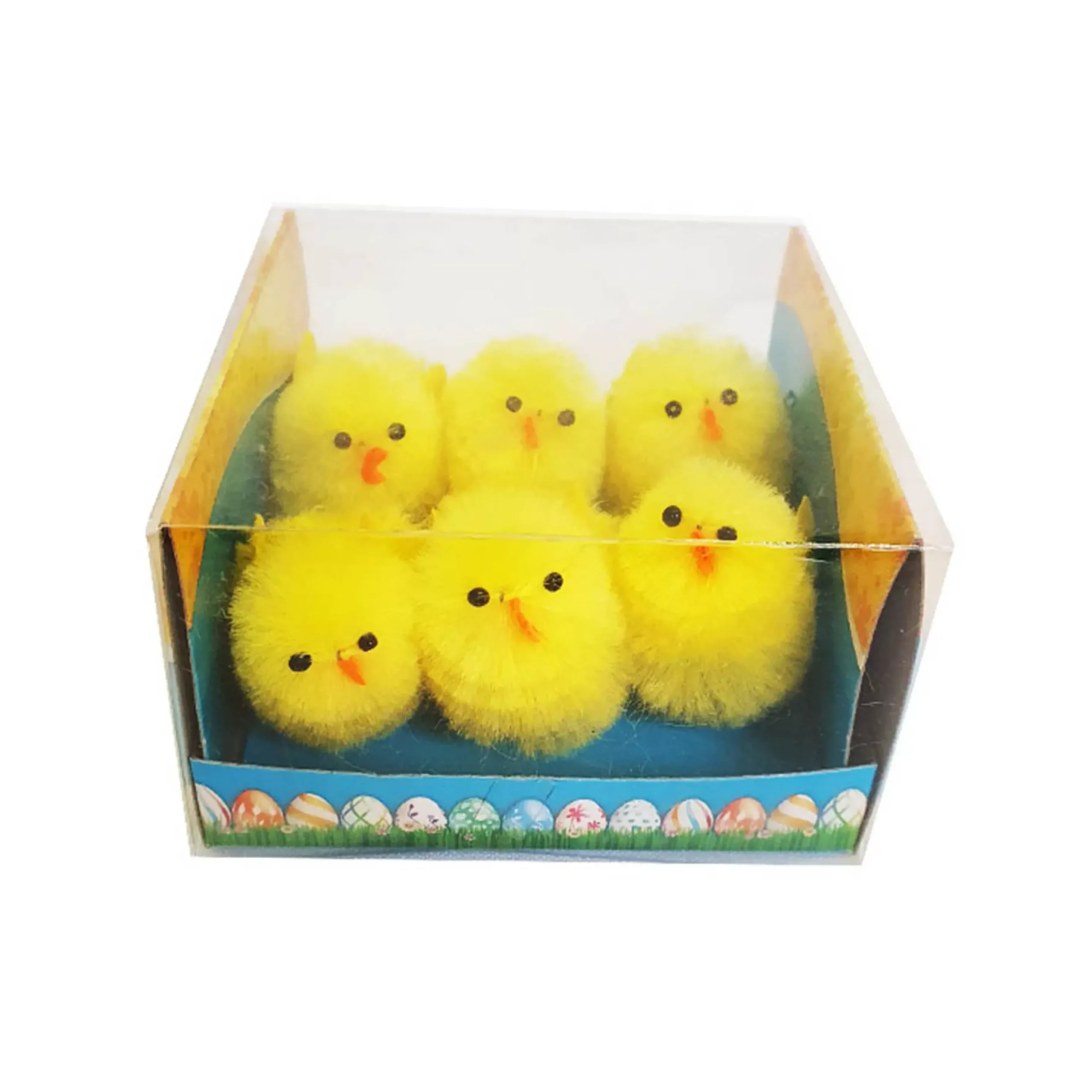 Easter Chicks In A Box (Pack Of 6) - 5Cm