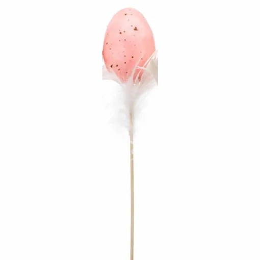 Egg Pick White Feathers (Pack Of 3 ) - 28Cm