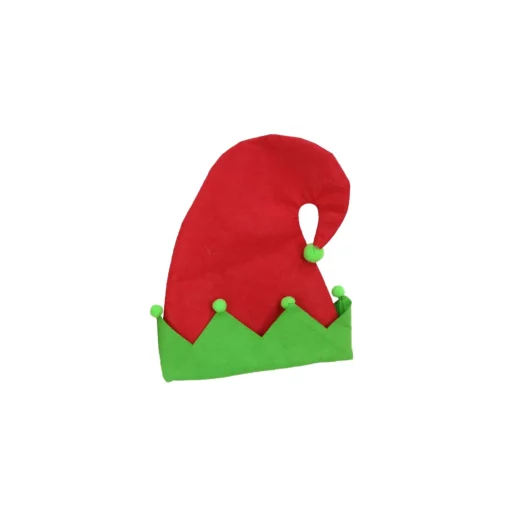 Elf Hat Curly Felt With Pom Pom (2 Colours)