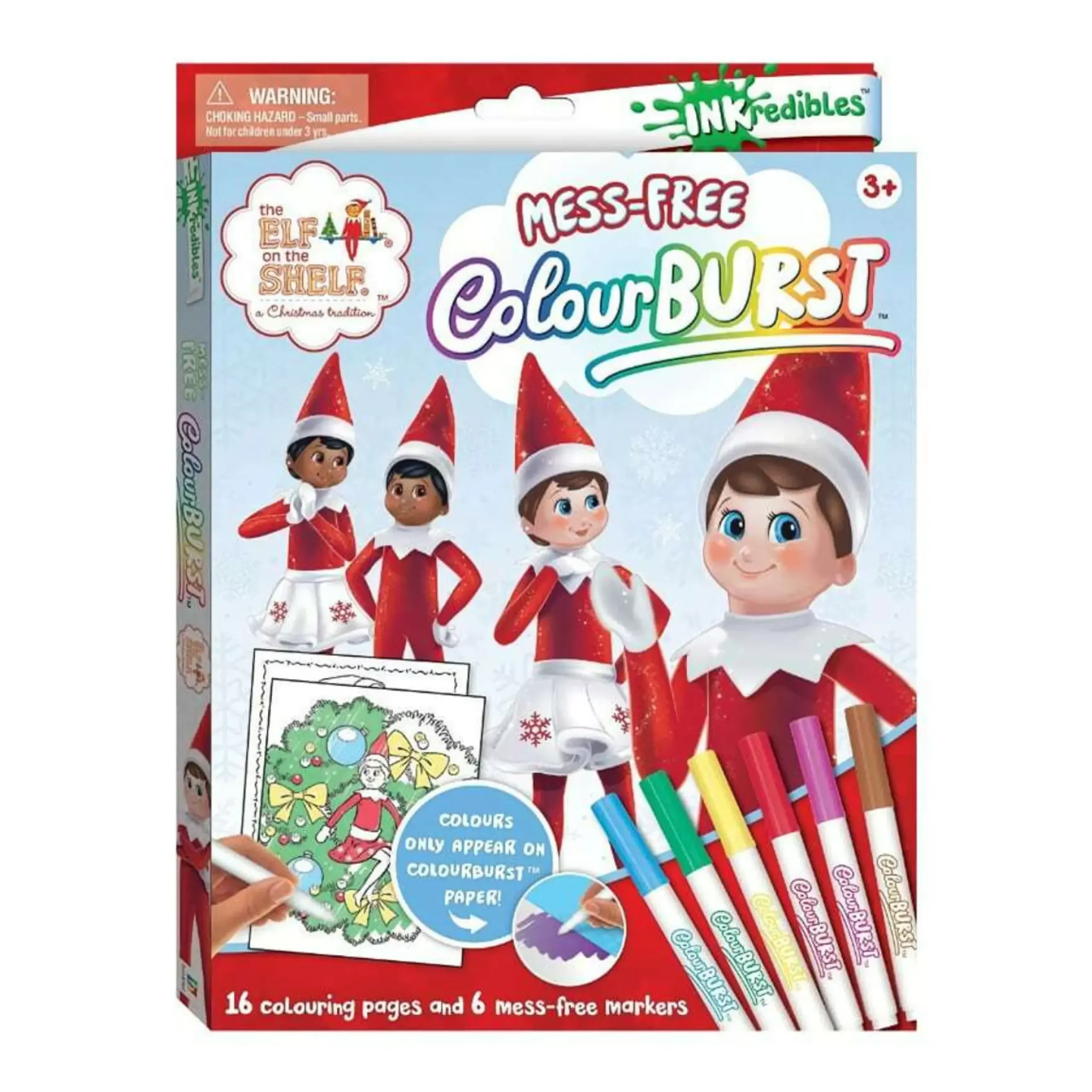 Elf On The Shelf Colour Burst Mess Free Book - 30Cm