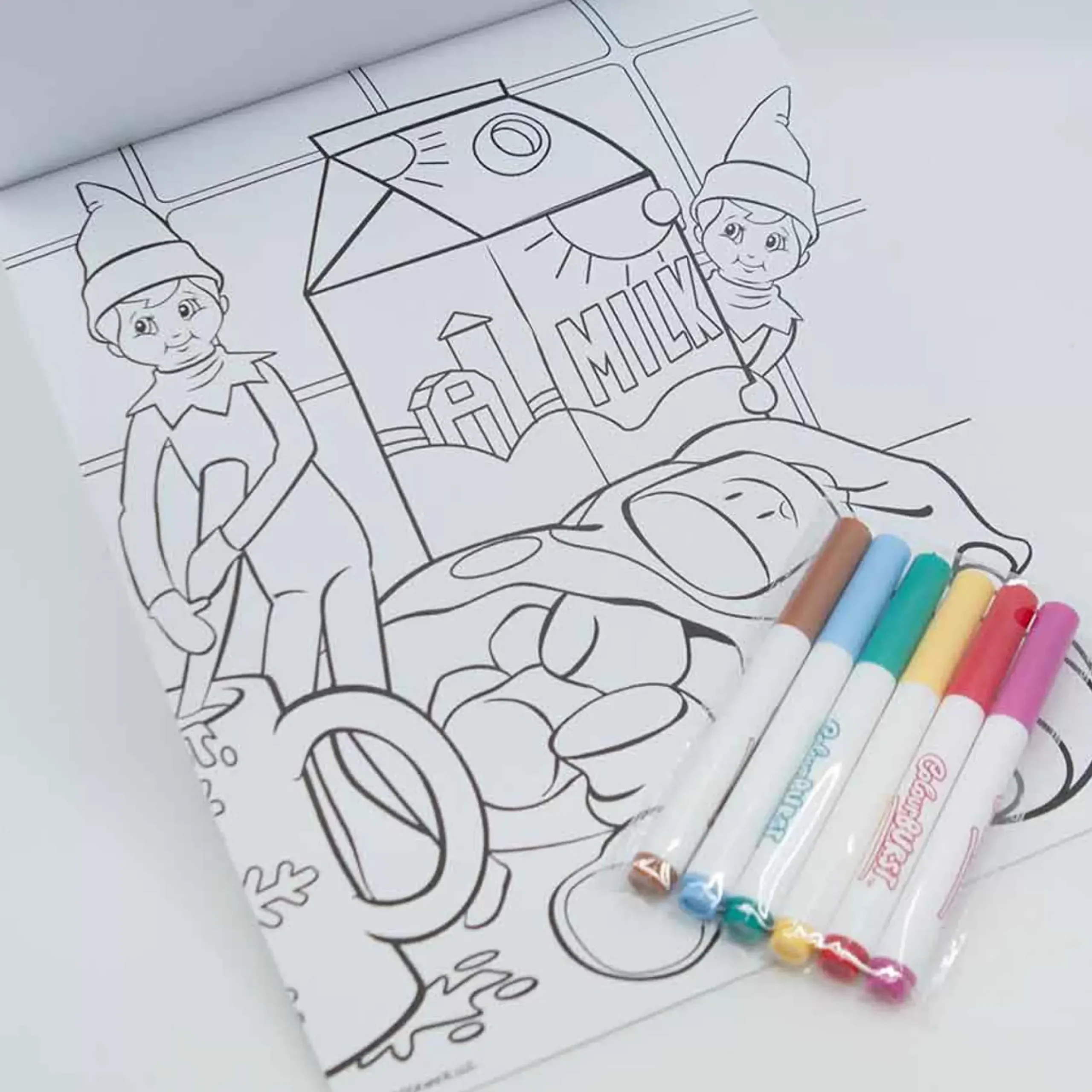 Elf On The Shelf Colour Burst Mess Free Book - 30Cm