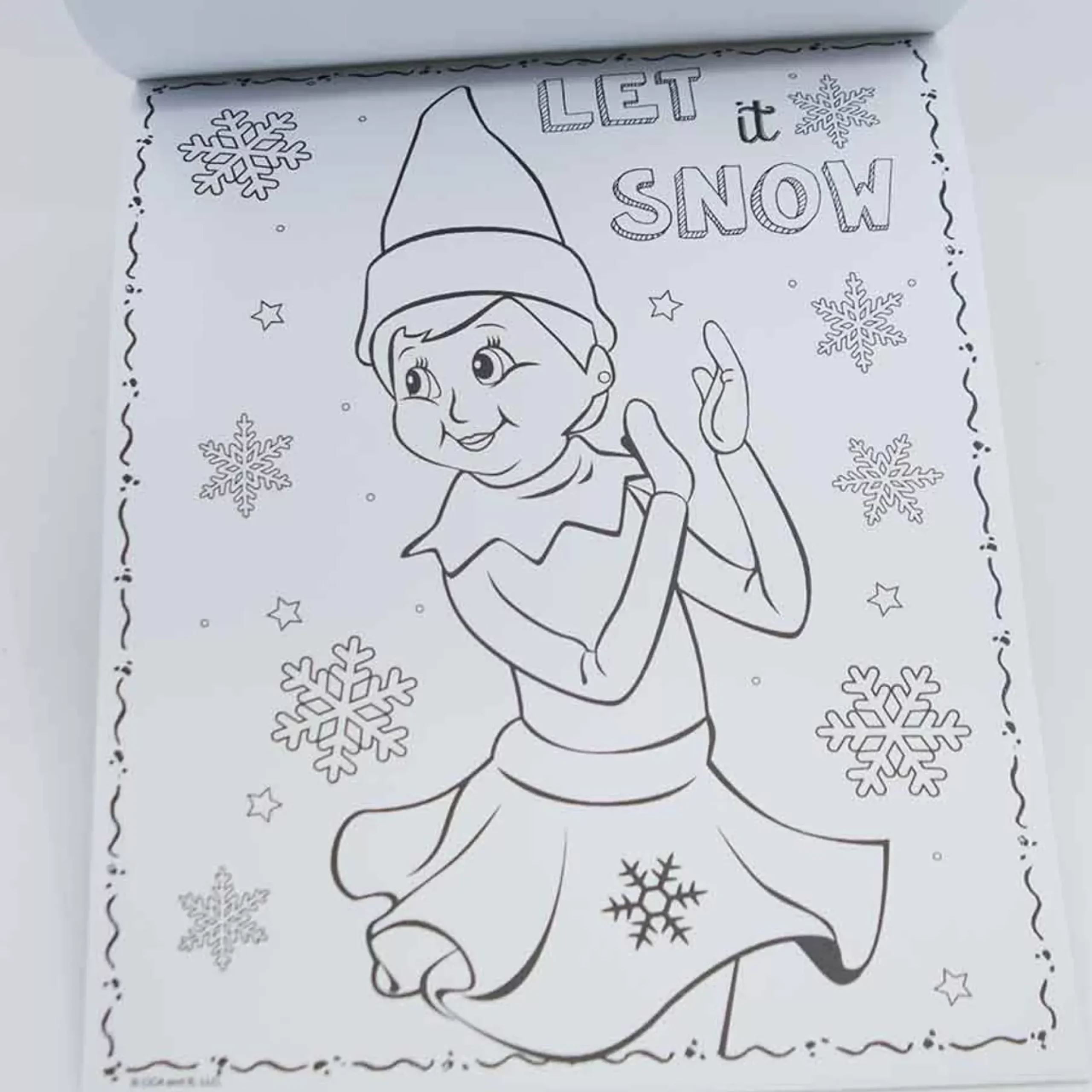 Elf On The Shelf Colour Burst Mess Free Book - 30Cm