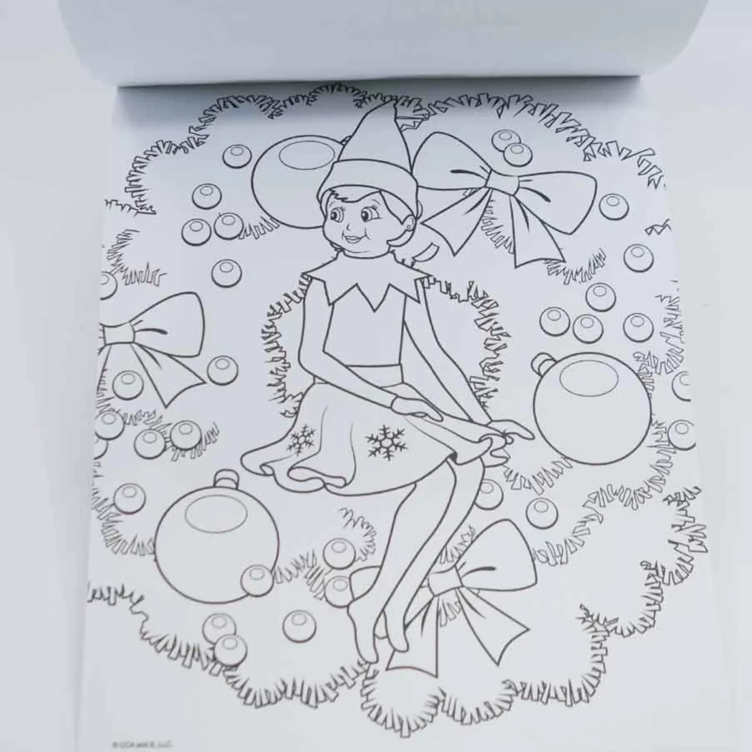 Elf On The Shelf Colour Burst Mess Free Book - 30Cm