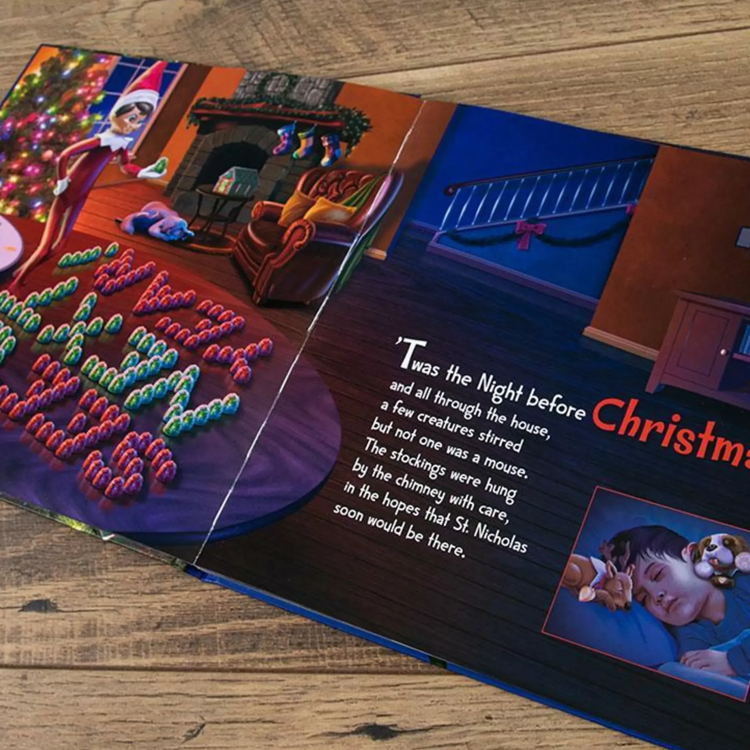 Elf On The Shelf Night Before Christmas Book