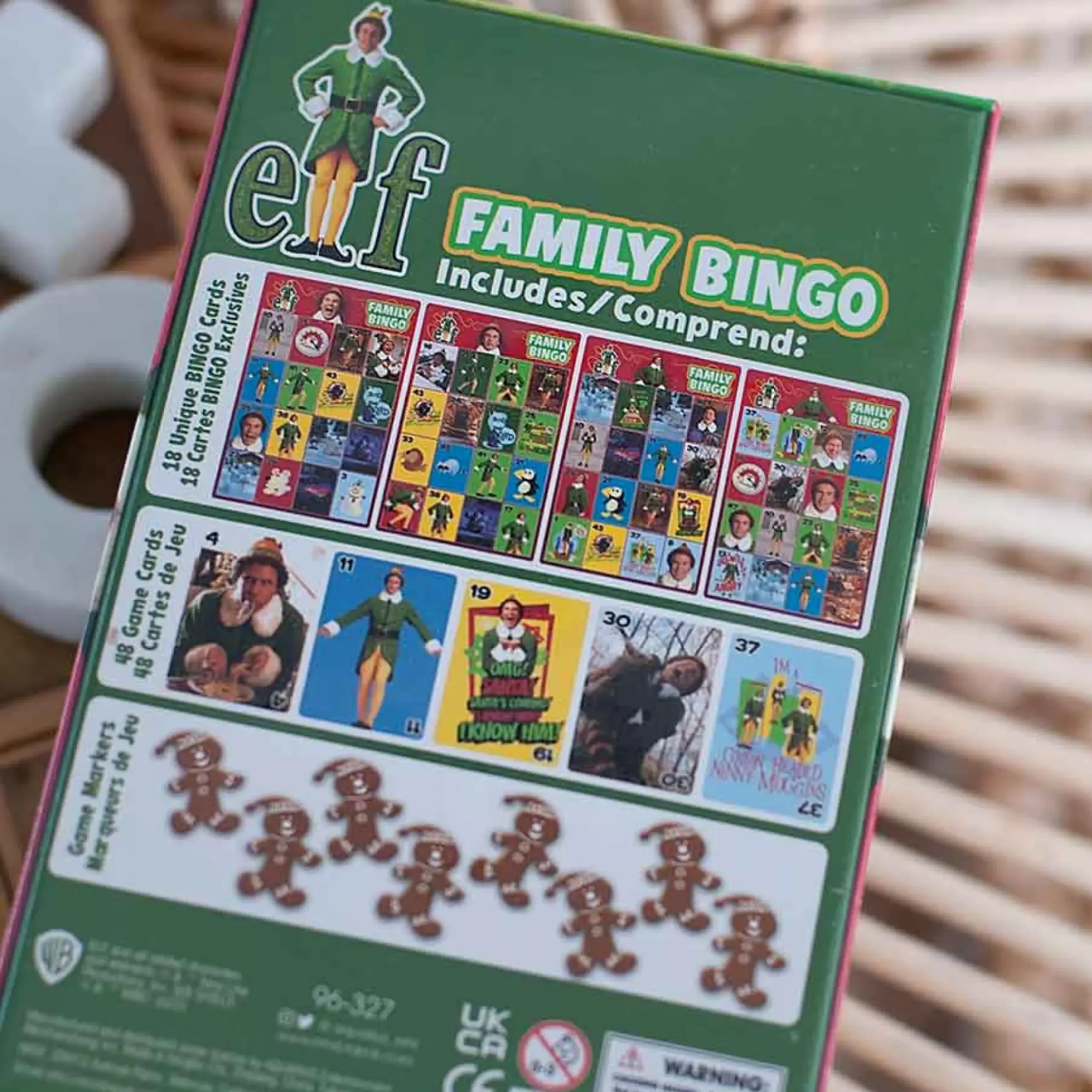 Elf The Movie Family Bingo Game