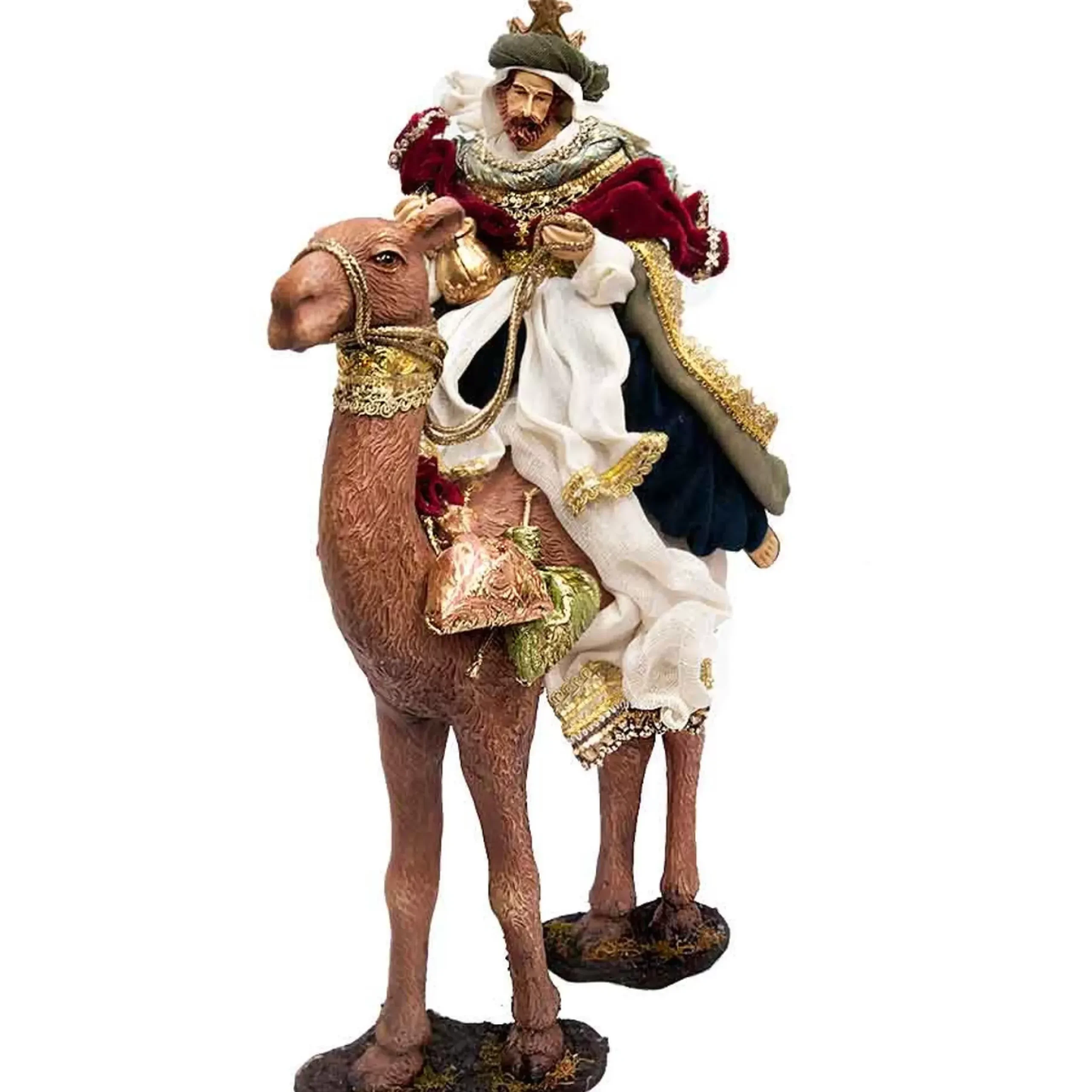 Ernest Nativity With Three Kings On Camels - 35Cm