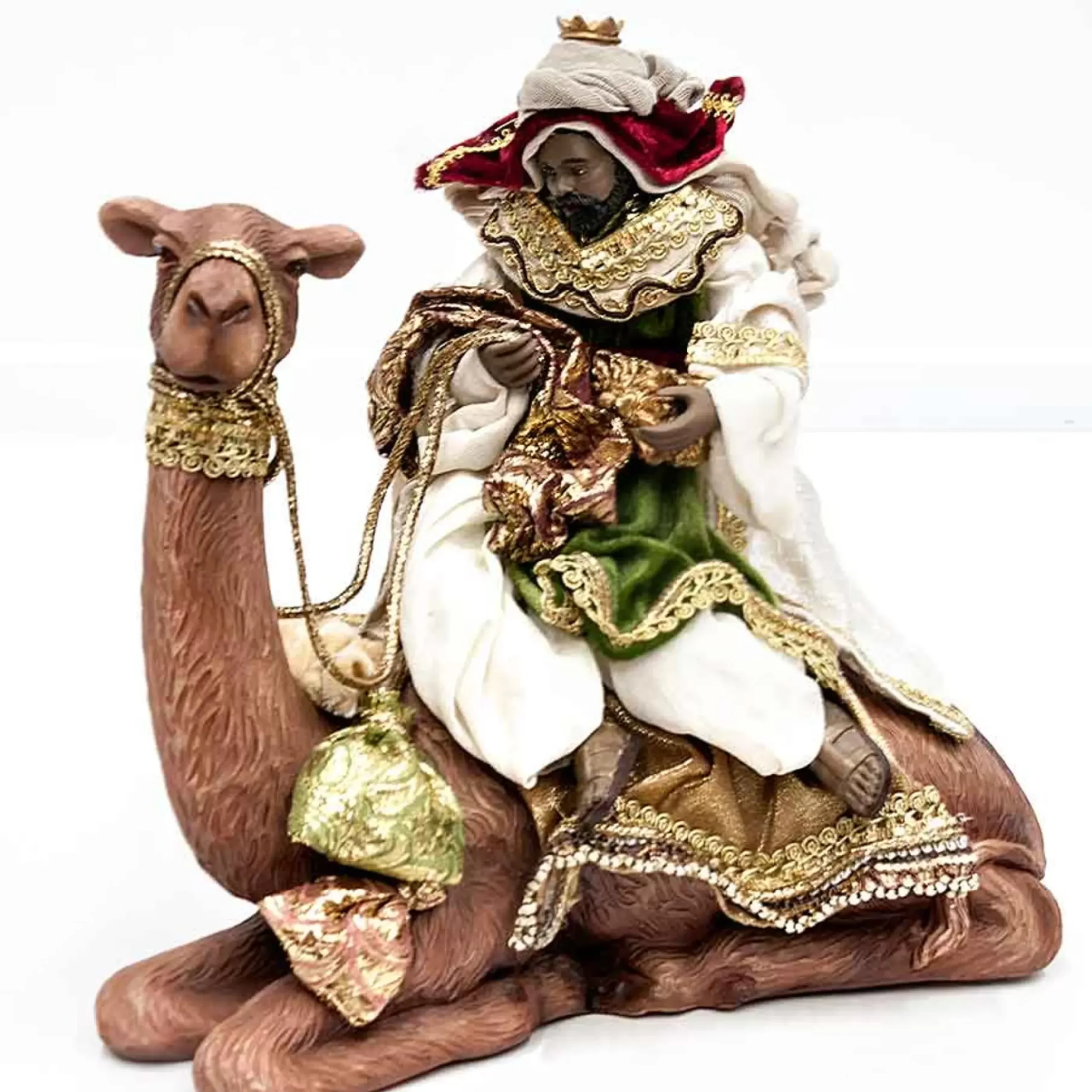 Ernest Nativity With Three Kings On Camels - 35Cm