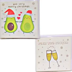 Festive Foodie Christmas Cards (Pack Of 10)