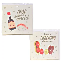 Festive Foodie Christmas Cards (Pack Of 10)