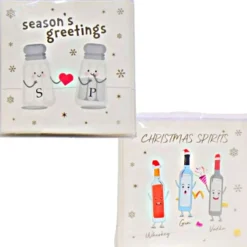 Festive Foodie Christmas Cards (Pack Of 10)