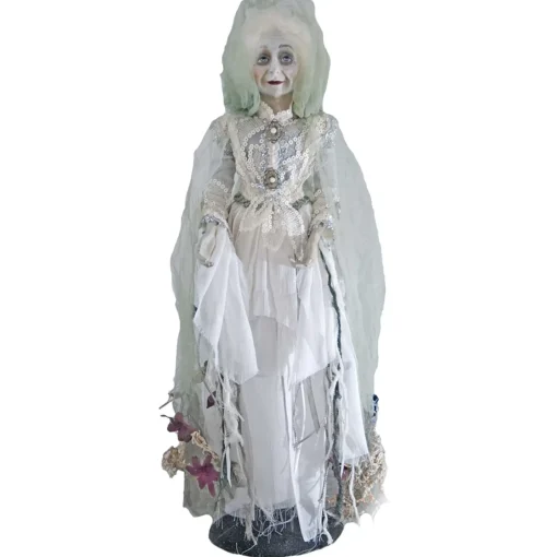 Floating Lady In Mourning Halloween Doll - 59Cm