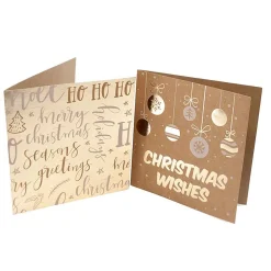 Foil Kraft Cards (2 Styles)