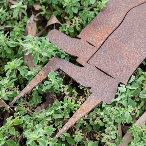 Garden Elf Boy Stake 1 Garden Art - 62Cm