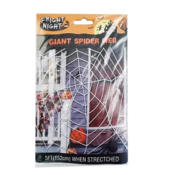 Giant Spider Web With Spider - 152Cm