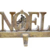 Gold Nativity Stocking Hanger Noel - 22Cm